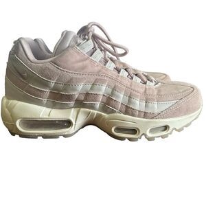 Nike Air Max 95 Women’s Running Shoes in Pink and White, Size 7.5